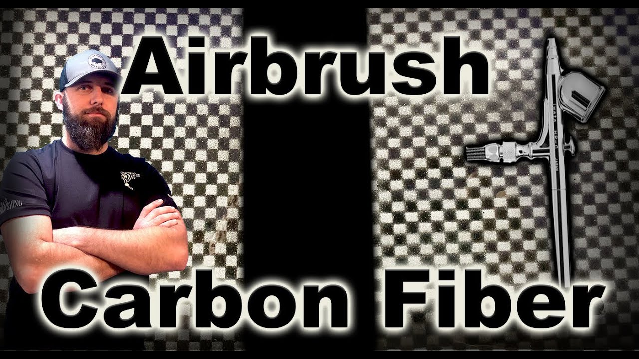 Airbrush Carbon Fiber Effect!