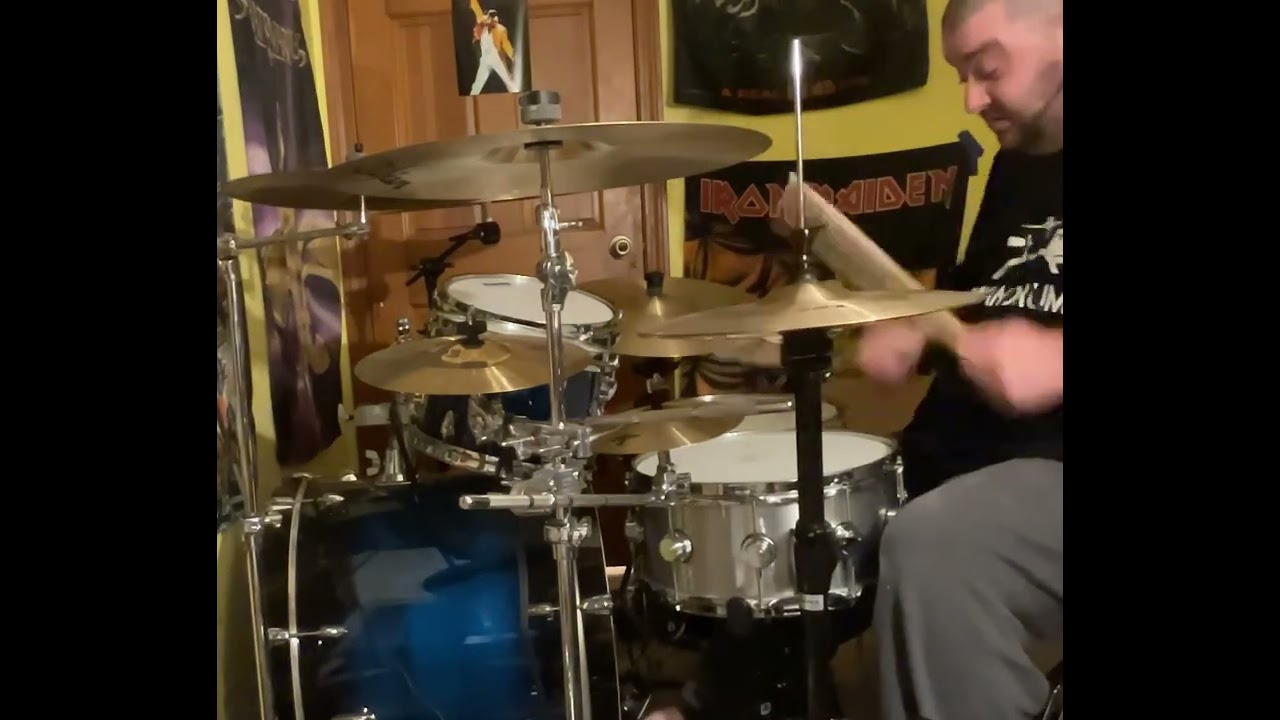 Hero of the day, Metallica, drum cover, bryandrums32, lots of mistakes,,, but I will get better