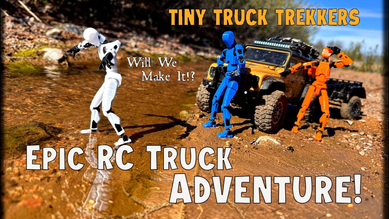 Tiny Truck Trekkers RC truck Sheep Bridge Adventure