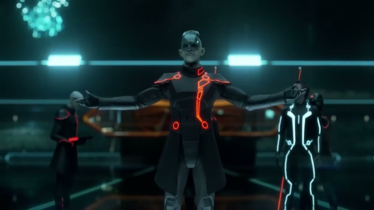 Clu's first meet with THE USER - Tron Legacy x Glitch Mob