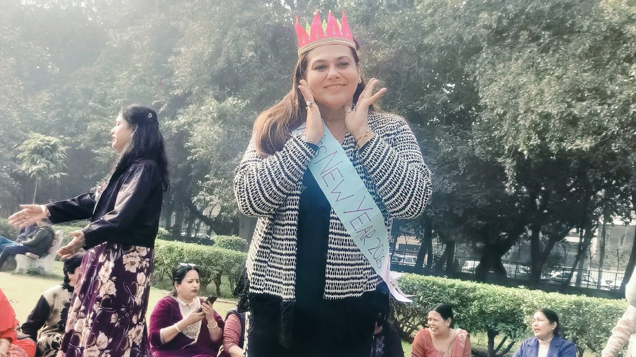 New year party..Yoga class..Park.. Afternoon..Jan 2026