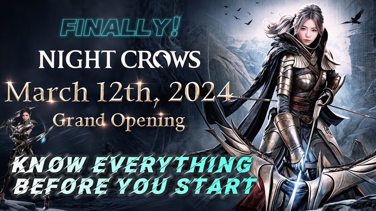 Night Crows | NEW MMORPG | Launching on March 12th | Here are all the details!