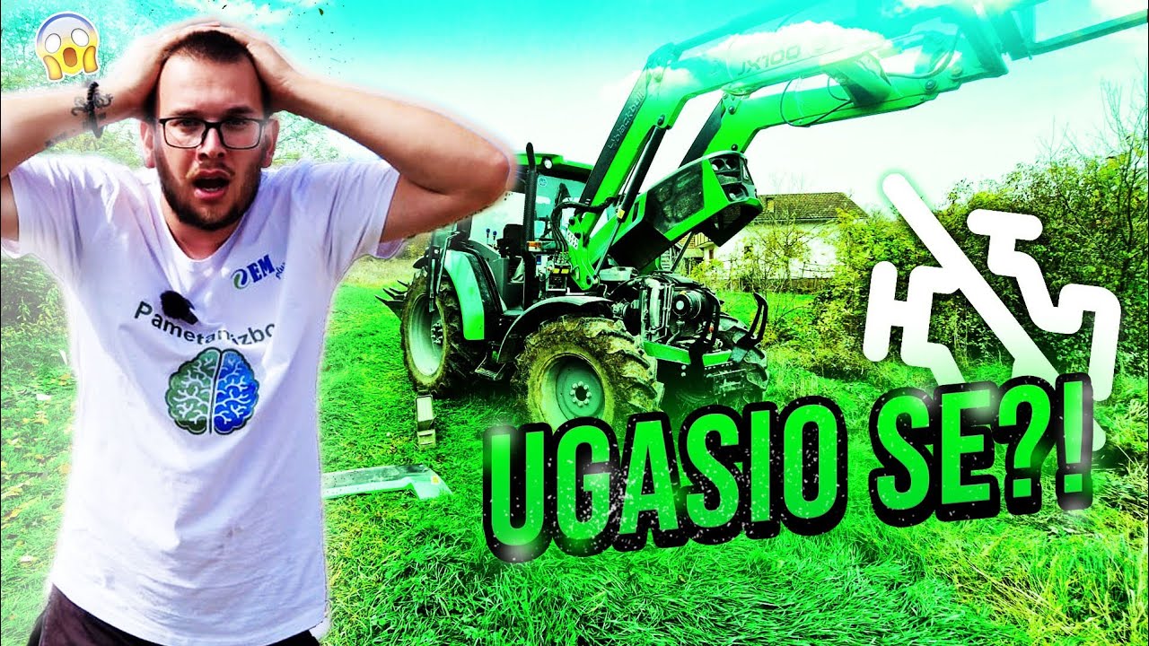 POKVARIO MI SE TRAKTOR U SRED ORANJA !!