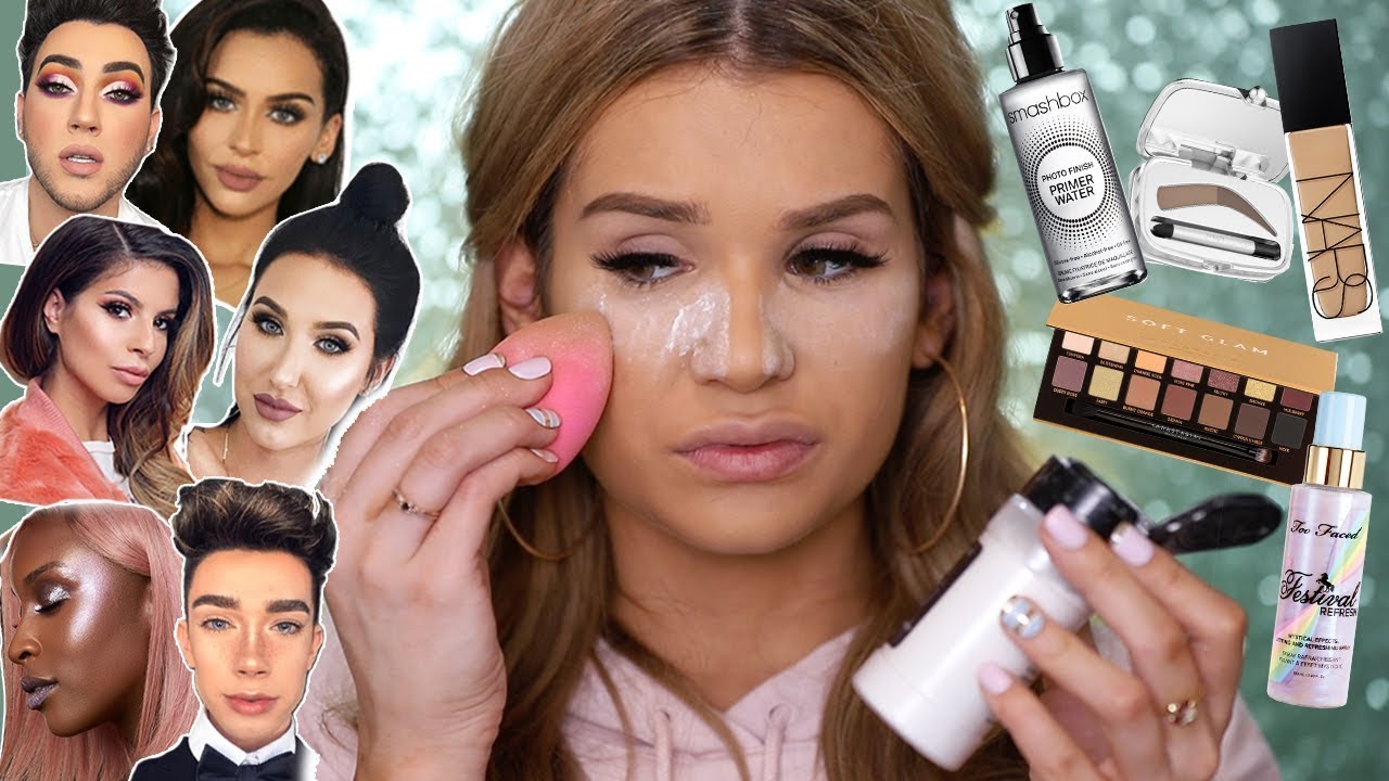Full Face TESTING BEAUTY GURUS Makeup FAVORITES! WORTH it or TOSS it?!