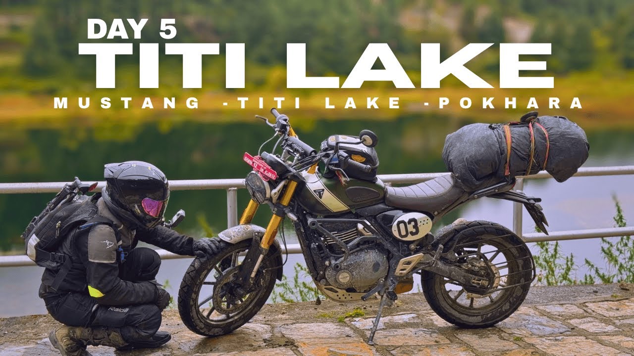 Marpha to Pokhara via Hidden Titi Lake 🌄 | Solo Ride on Triumph Scrambler 400X | Day 5