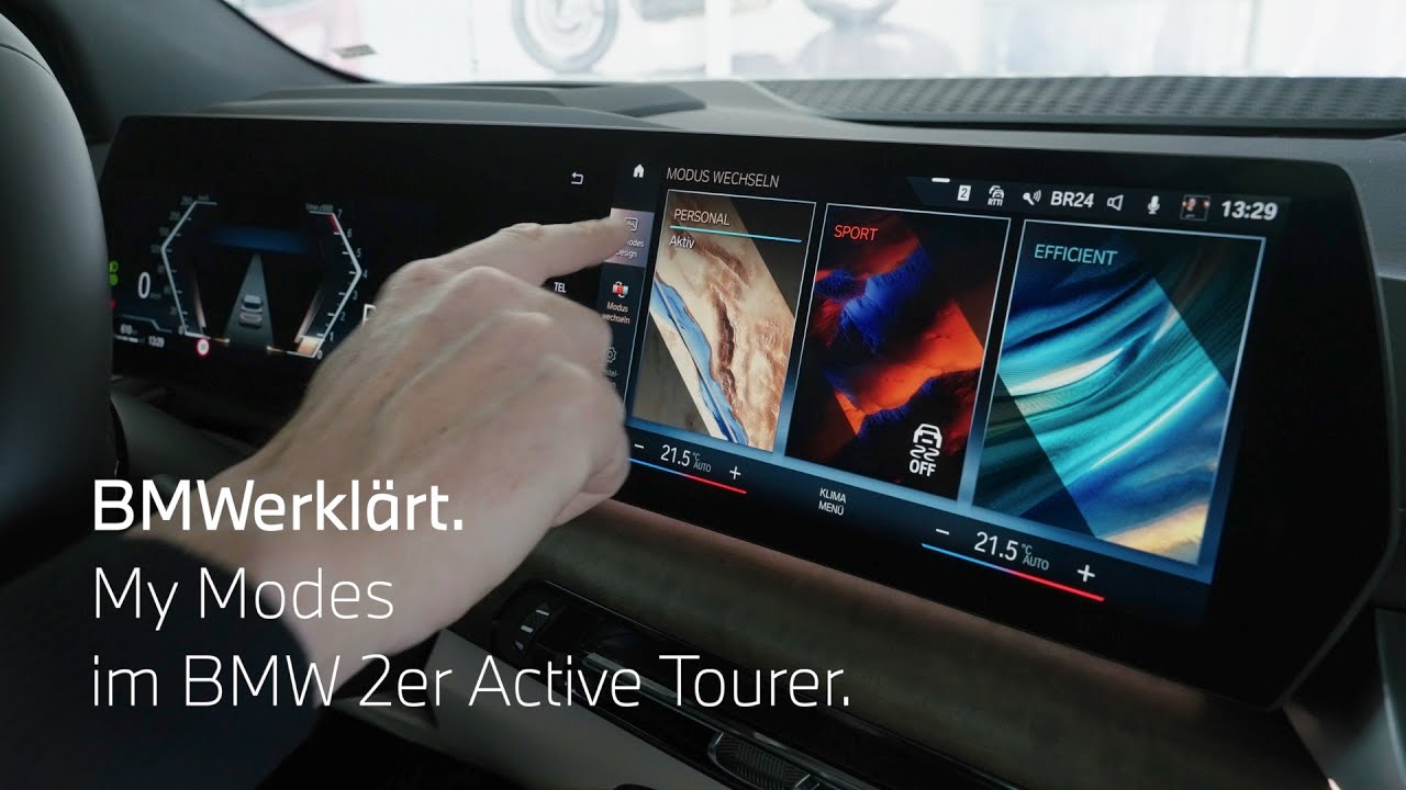 BMWerklärt. MyModes im BMW 2er Active Tourer.