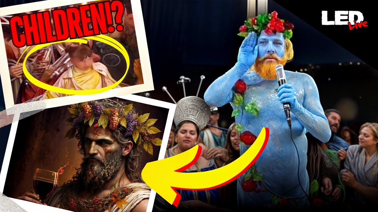 Dark Origins of Olympic god Dancing With Kids at LGBTQ Paris Opening Ceremony 2024 | LED Live EP257