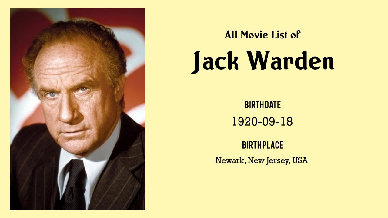 Jack Warden Movies list Jack Warden| Filmography of Jack Warden