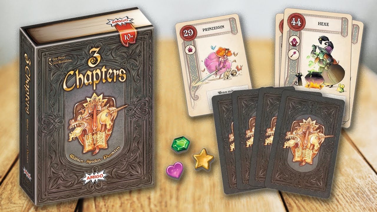 3 CHAPTERS - Spielregeln TV (Spielanleitung Deutsch) - AMIGO Spiele