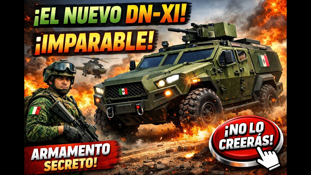 Así es el DN-XI, el Nuevo Vehículo Táctico del Ejército Mexicano