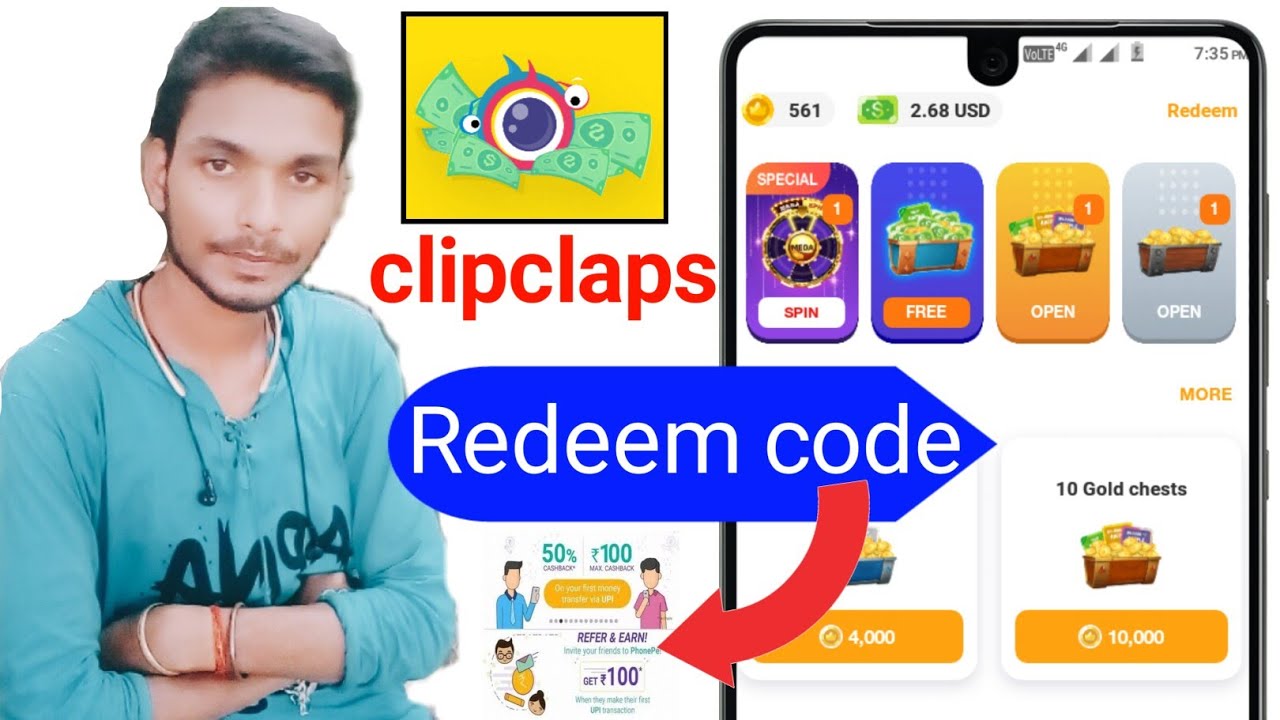 clipclaps app referral code || clipclaps app referral code kaise banaye / Technical yaar