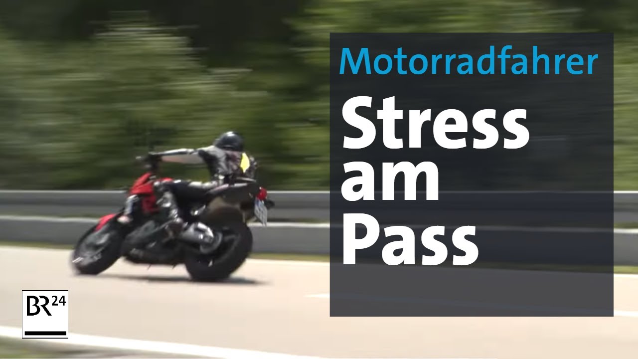 Motorradfahrer am Riedbergpass: Tempolimit und Überholverbot nötig? | Abendschau | BR24