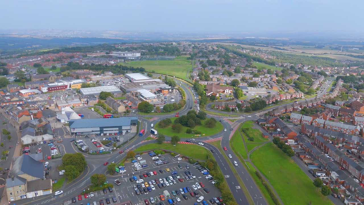 🛸 Flyby Over Stanley , Durham 🛸