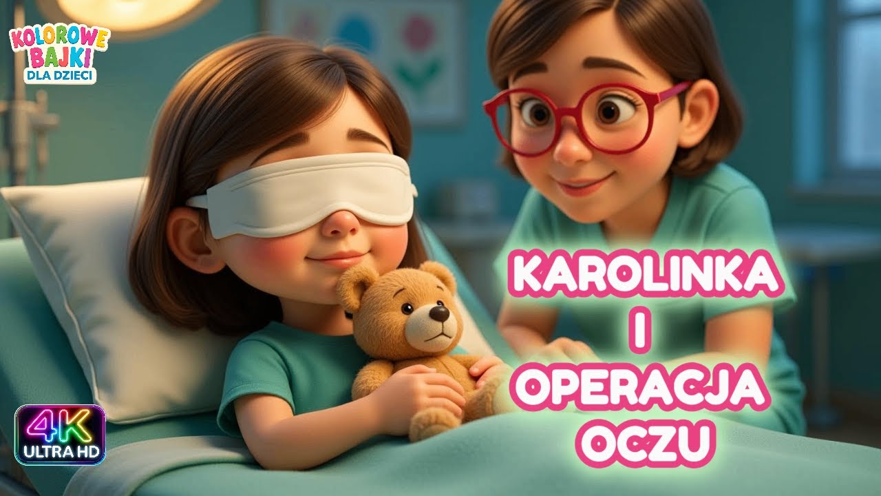 Karolinka i operacja oczu 👓 |🎧 Bajka do słuchania dla dzieci | Audiobook #kolorowebajki