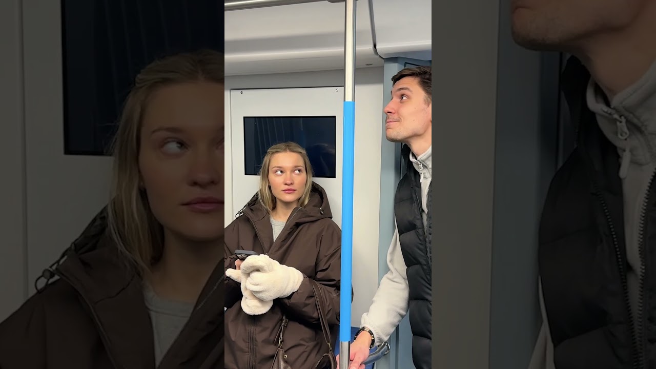 She didn't see this subway surprise coming #AlexEasy #subway #pranks