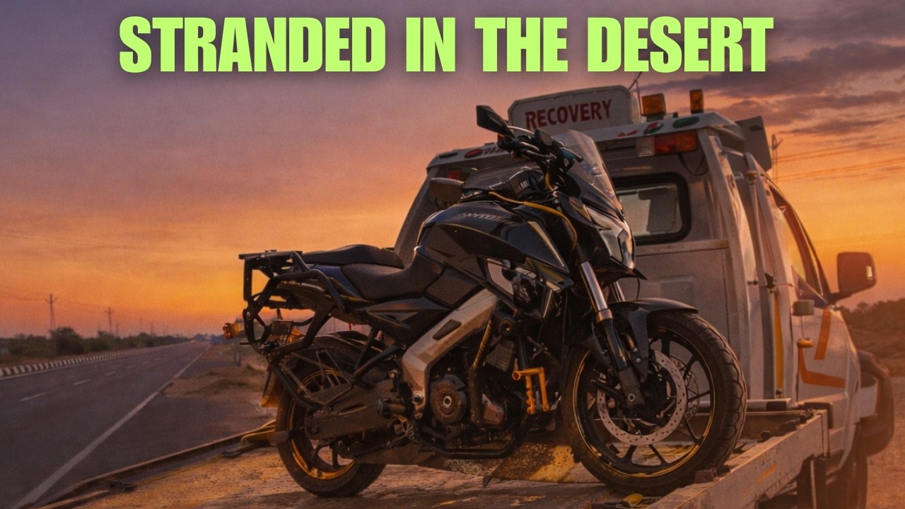 My Bike Broke Down in the Middle of Rajasthan | Jaisalmer to Sambhar Lake | Pulsar NS400 Z