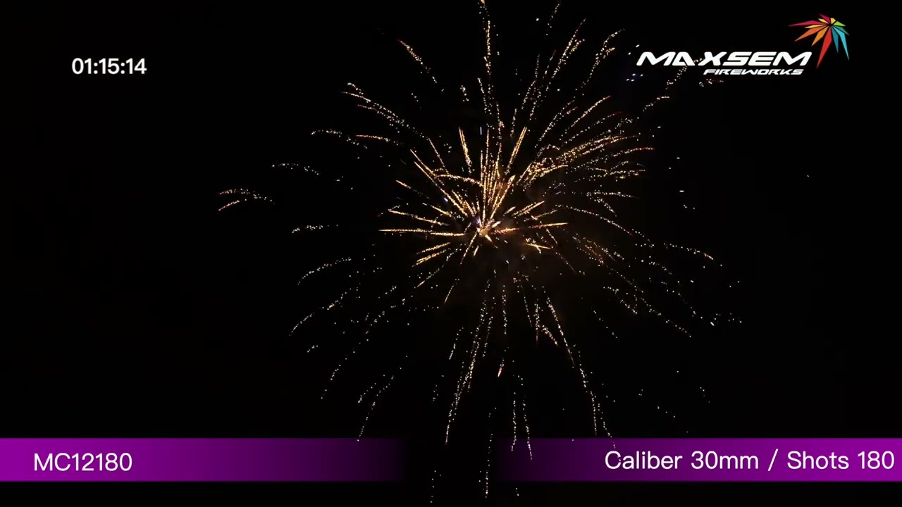 Maxsem Fireworks MC12180 Azxsdw / Amulet (1.2'' 180shots) 