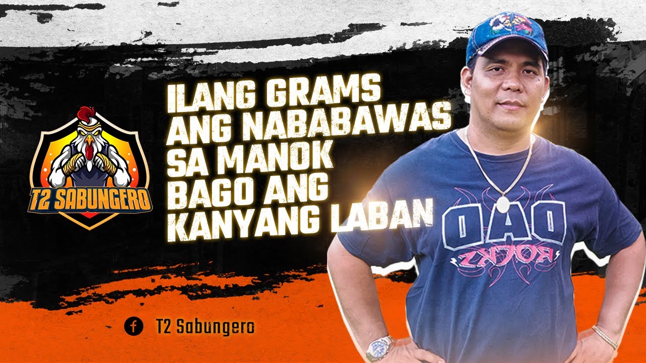 ILANG GRAMS ANG NABABAWAS NG MANOK BAGO ANG KANYANG LABAN   |   T2SABUNGERO