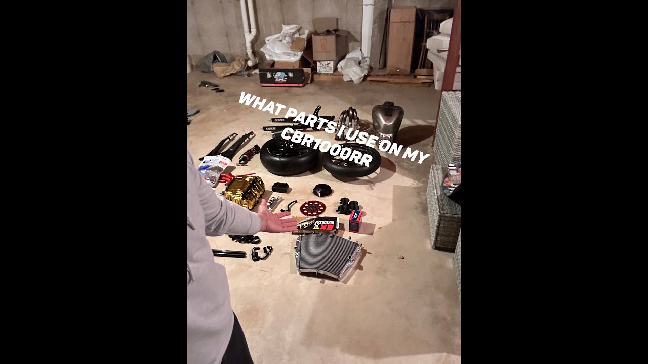 What parts I use on my Roll Race CBR1000RR!