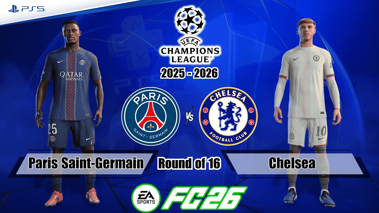 Paris Saint-Germain vs. Chelsea | UEFA Champions League 25/26 | Full Match | FC 26 - PS5™[4K]