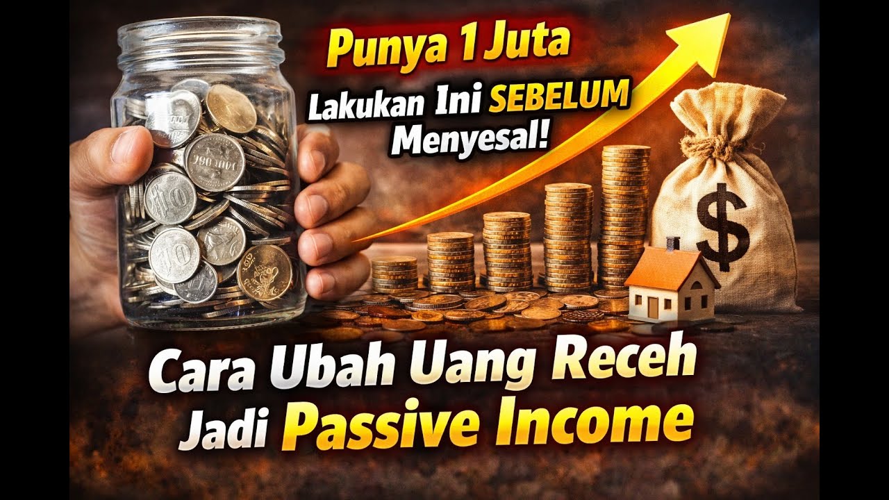 Punya 1 Juta  Lakukan Ini SEBELUM Menyesal! Cara Ubah Uang Receh Jadi Passive Income