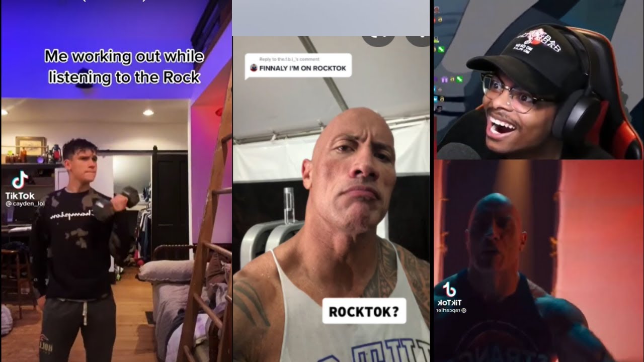 the rock rapping TikTok memes for 7 minutes (face off)