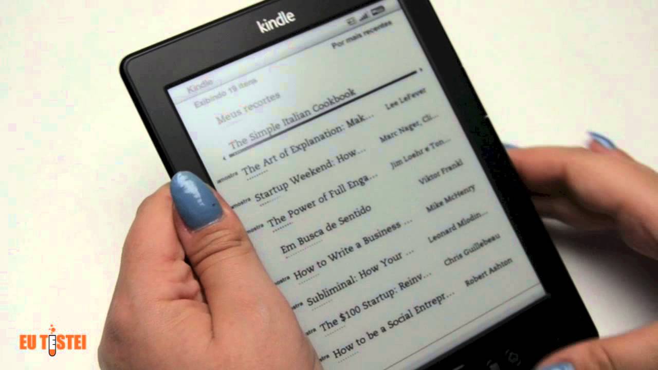eReader Amazon Kindle 4 - Resenha Brasil