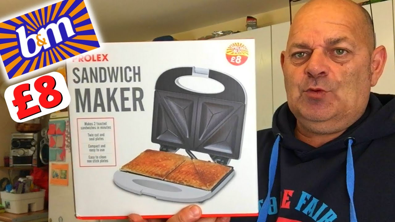 £8 Sandwich Maker from B&M | Unboxing & Review