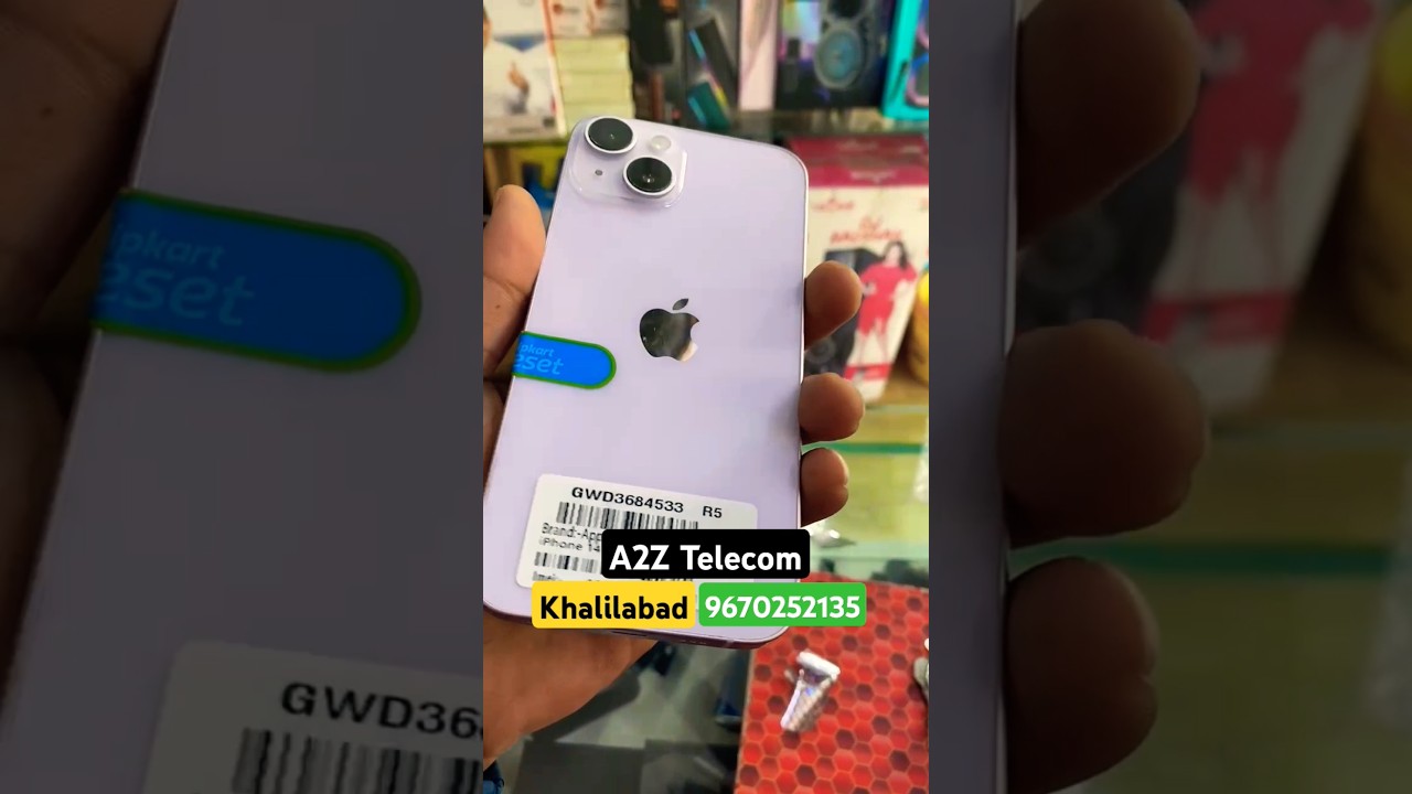 IPhone 14 6 128gb good condition mobile #khalilabad #secondhand #mobile #shop #unboxing