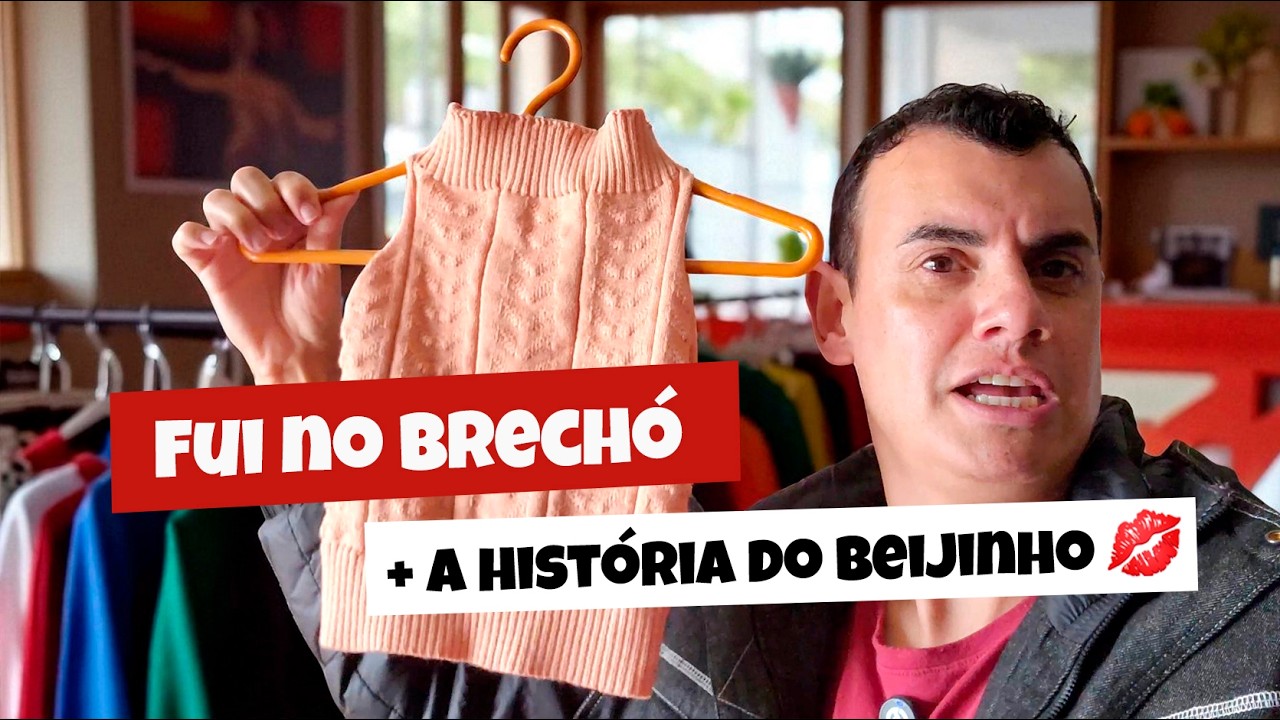 Fui Num Restaurante Vegetariano, Contei a História do Beijinho e Ainda Dei Uma Volta no Brechó!