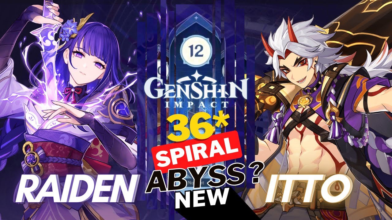 *NEW* 12th Floor Spiral Abyss 3.3 With Raiden & Itto - Genshin Impact 3.3