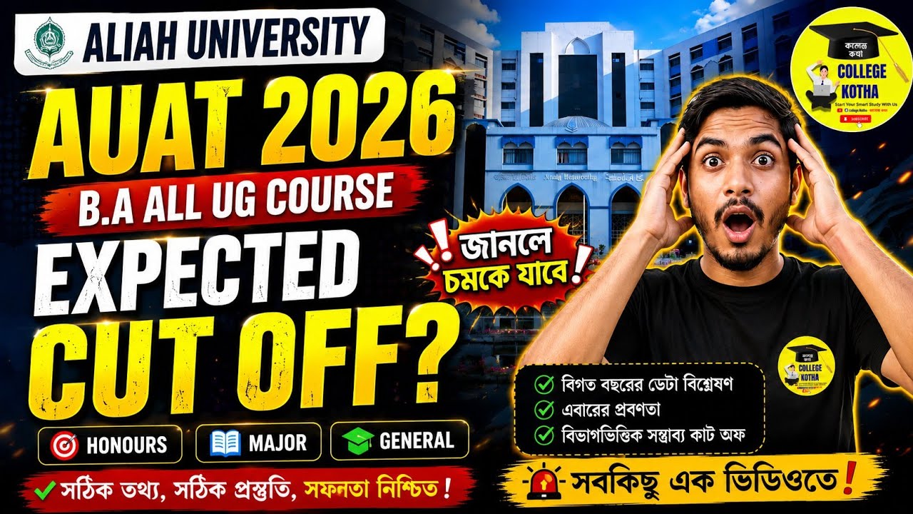 ALAIH UNIVERSITY AUAT 2026 B.A All UG Courses | Expected Cut Off (Based on Previous Trends)