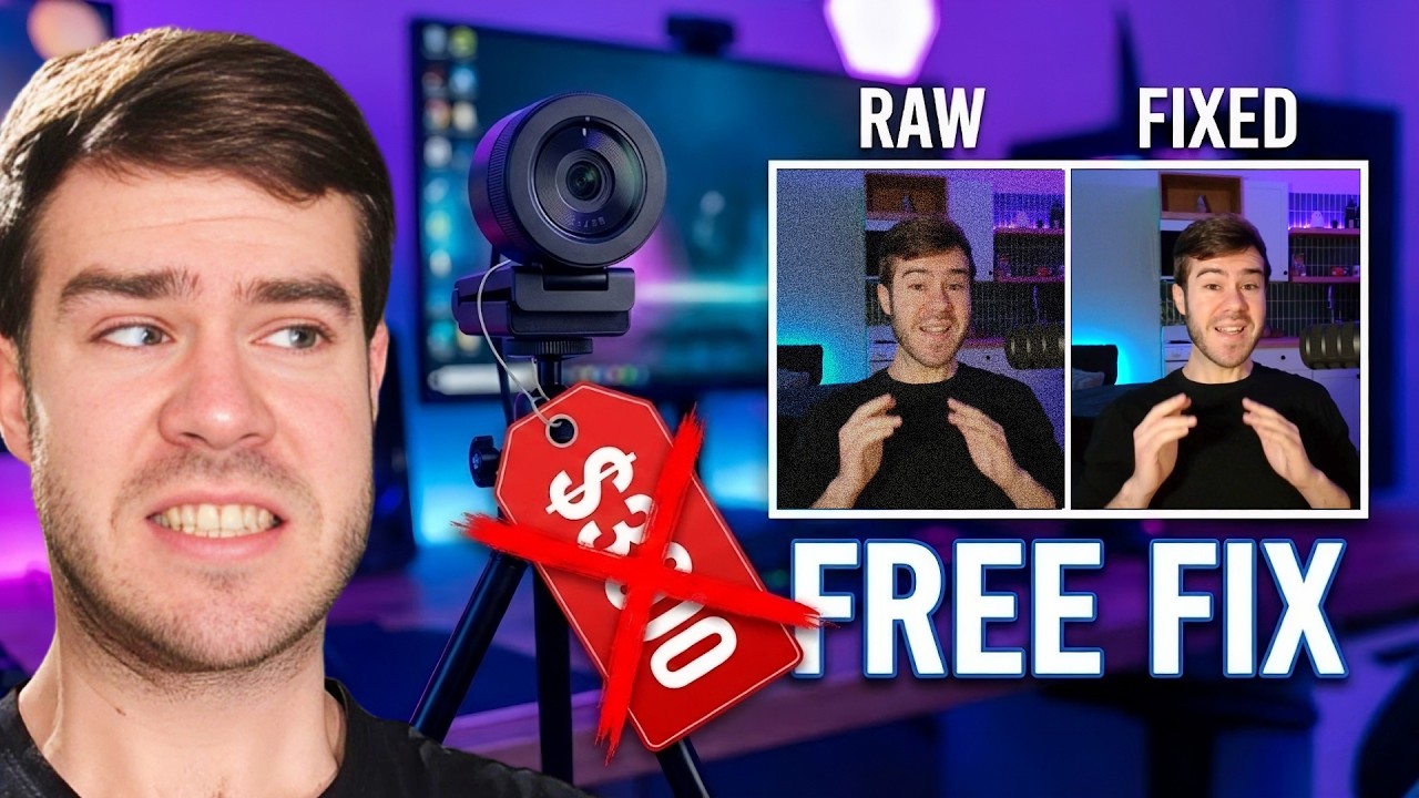 Your Webcam Isn't Bad. Your Lighting Is. (Fix It Free)