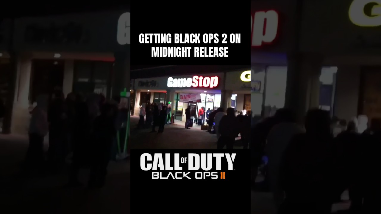 Call of duty black ops 2 midnight release!