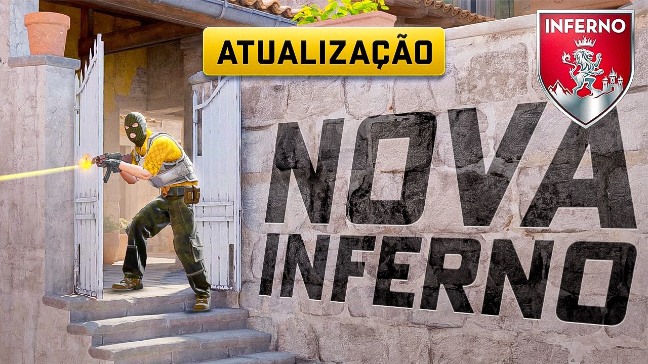 TESTEI a NOVA INFERNO do CS 2 após a ATUALIZAÇÃO! (CT enfraquecido)