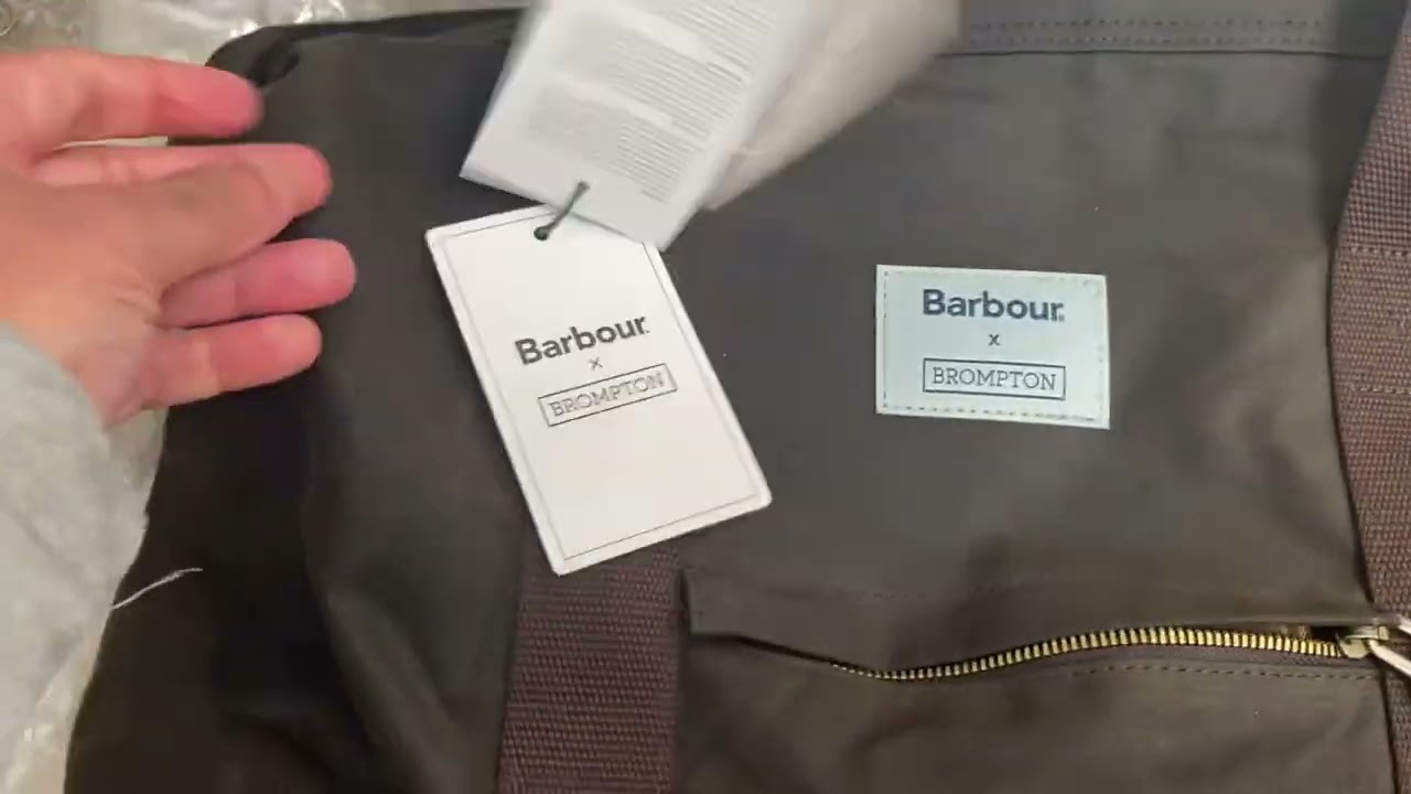 Brompton Barbour Bags