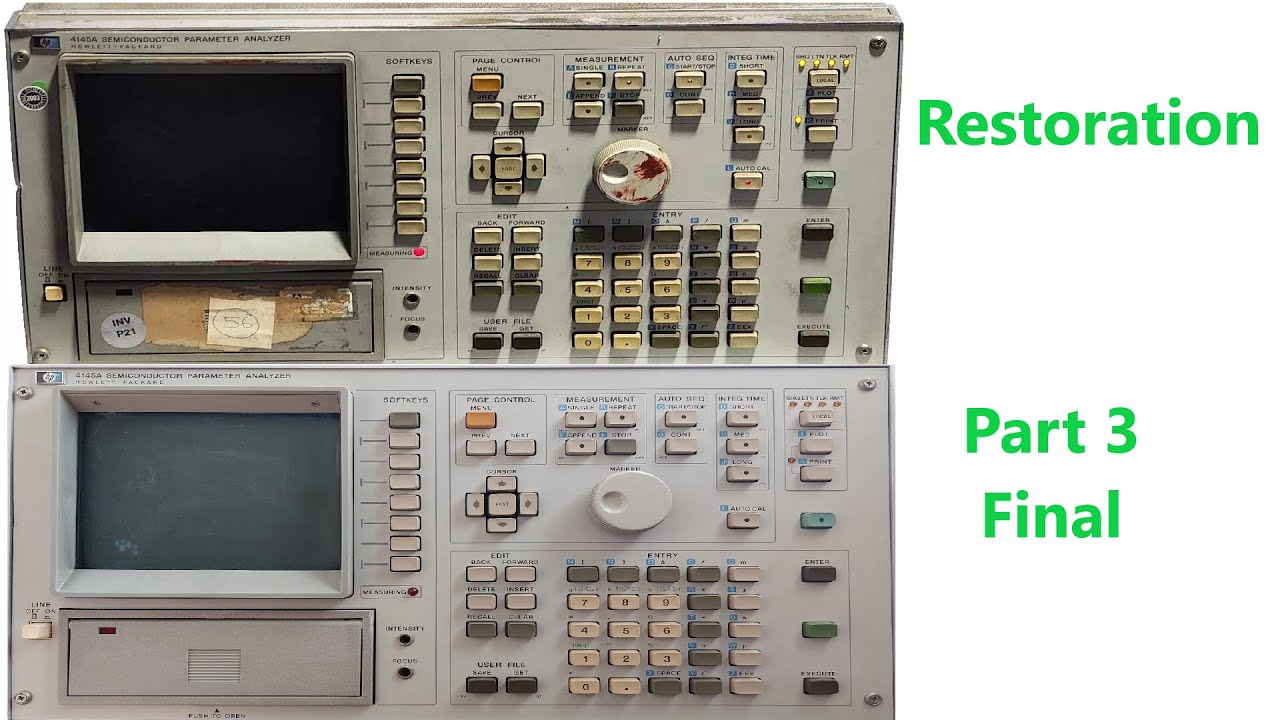 HP 4145A ASMR Restoration and Repair Part 3  - Final
