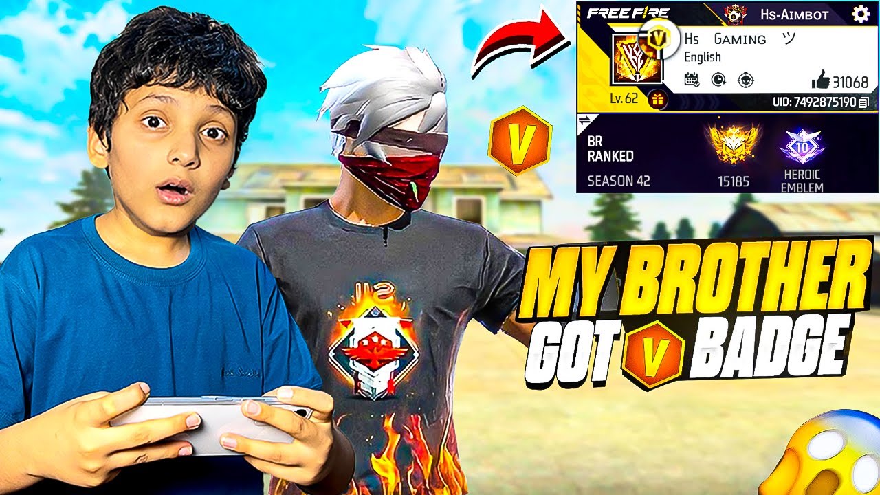 My Brother Got V Badge 😍 & Gifted 🎁 Me His Id For 1 Day 🔥🔥