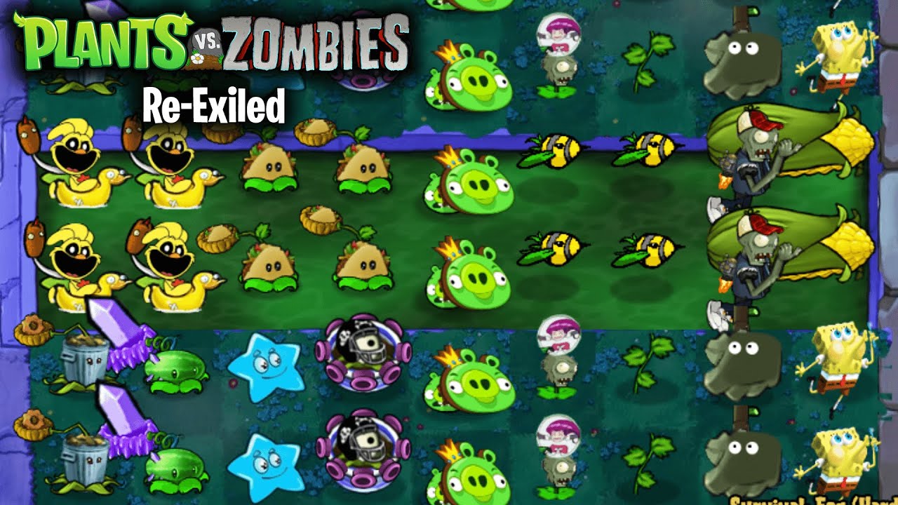 Plants vs Zombies Re-Exiled (Part 2) | Kickin Chicken, Trash Can Pult, Gladiantuar & More | Download