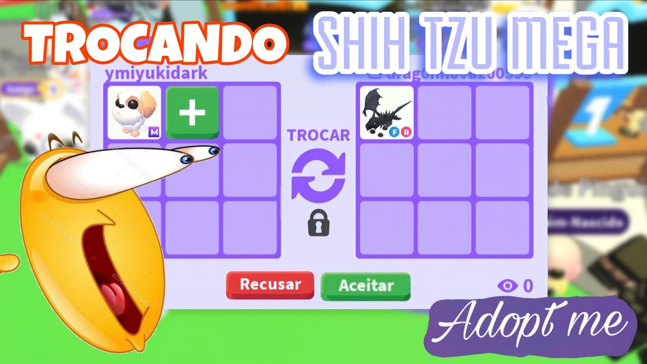 TROCANDO SHIH TZU MEGA NEON! 🐩🐾 — Adopt Me (Roblox)