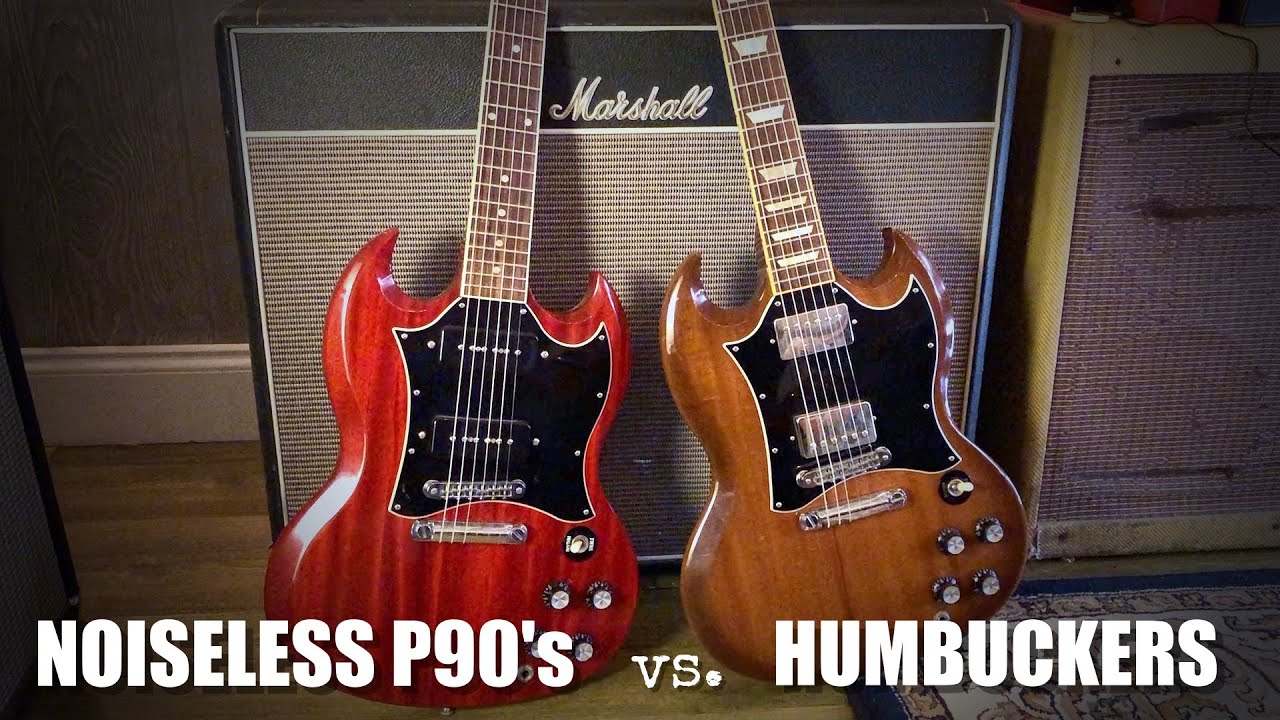 Gibson SG Shootout: Noiseless p90's vs Humbuckers