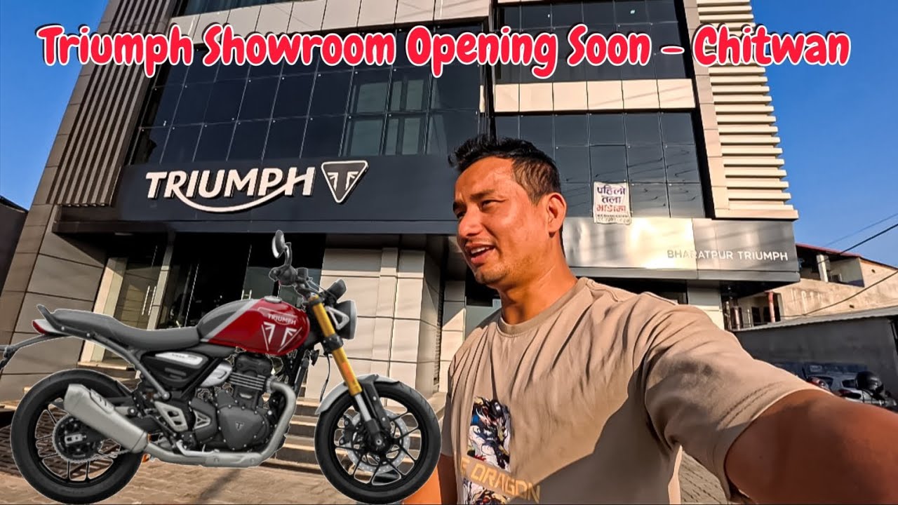 Triumph Bike showroom visit - Chitwan | Triumph bike price in nepal 🇳🇵.