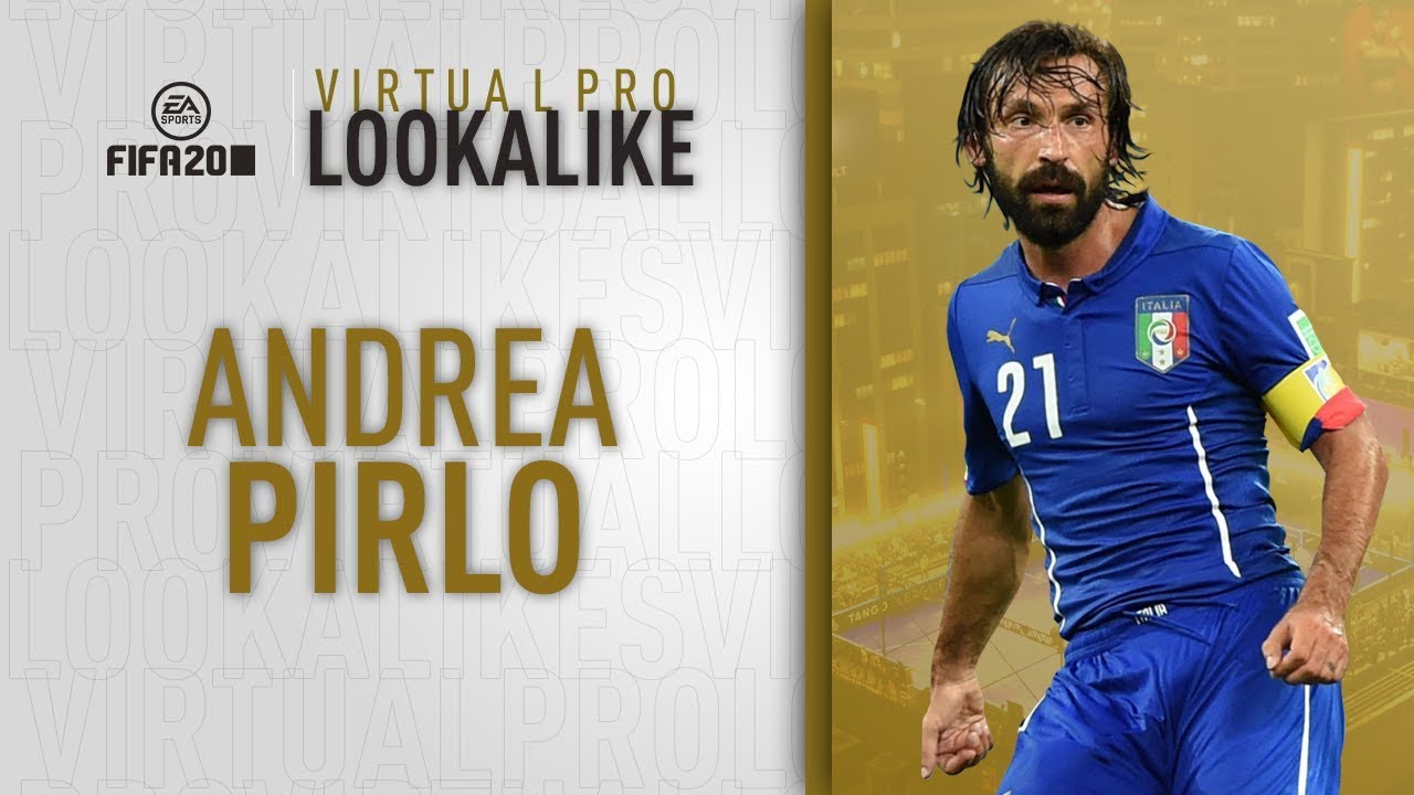 FIFA 20 | VIRTUAL PRO LOOKALIKE | ANDREA PIRLO (FIXED)