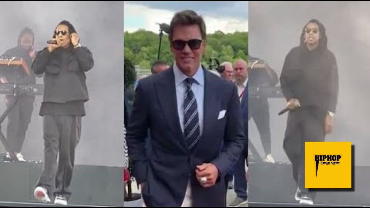 Jay-Z performs &ldquo;Public Service Announcement&rdquo; at Tom Brady Patriots Hall of Fame ceremony