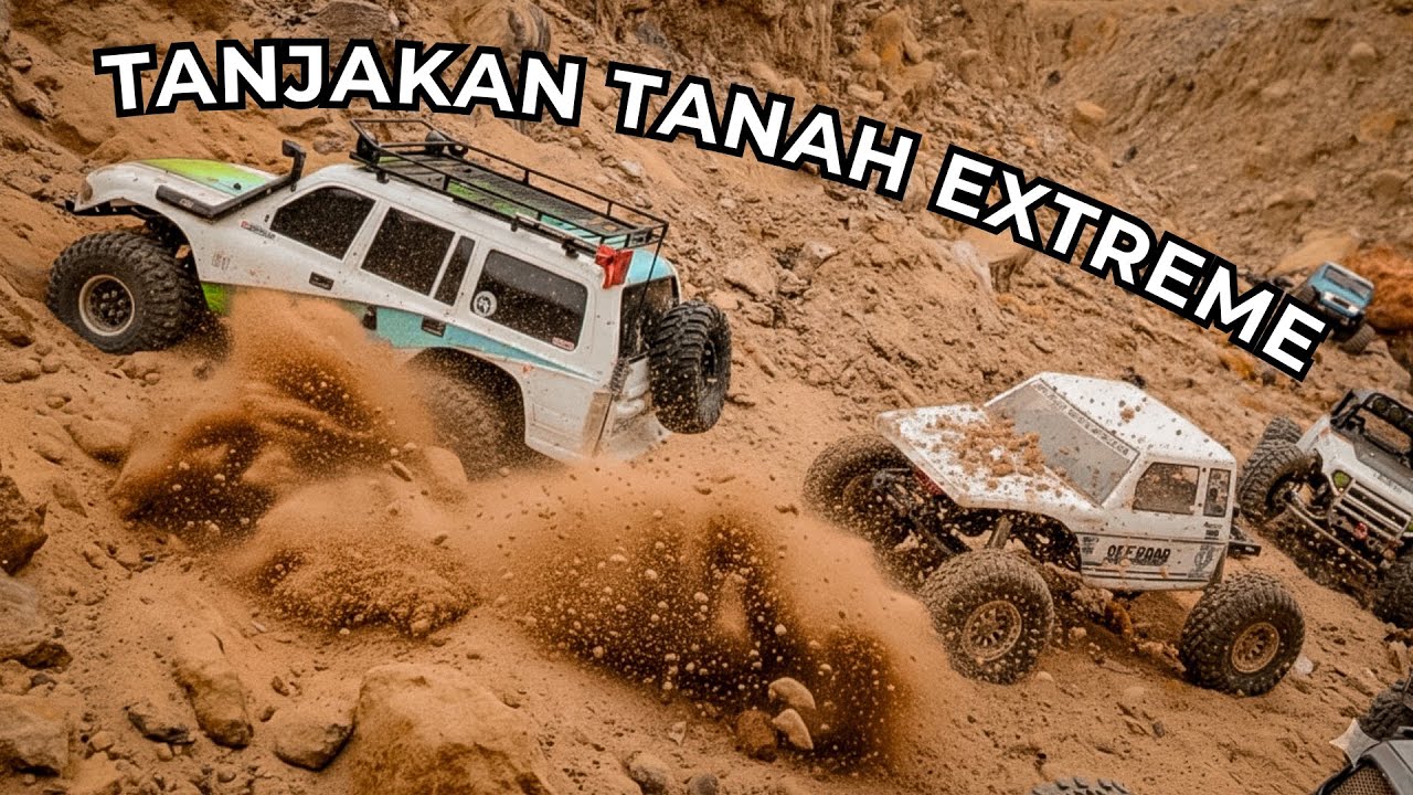 Offroad Extreme Seru Komunitas RC Adventure Balikpapan 4x4=16 | RC Adventure Indonesia Skala 1/10