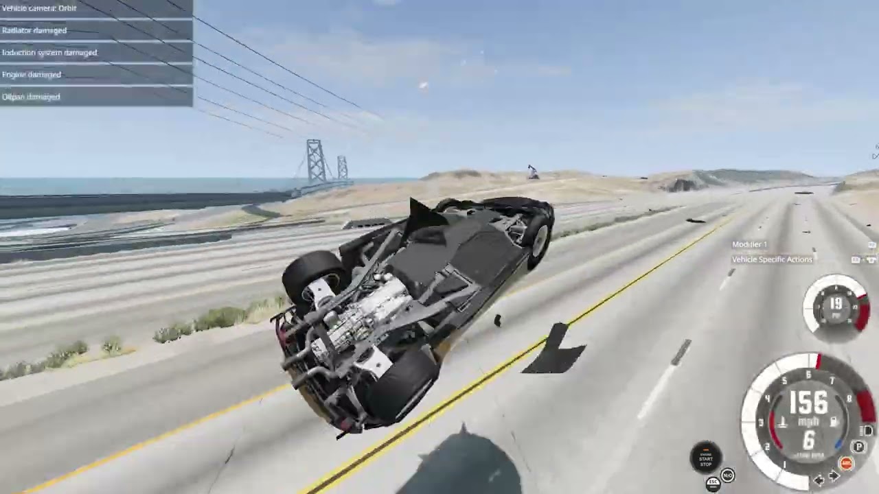 Lamborghini Huracan Crash Storm🔥⚡ – BeamNG.Drive
