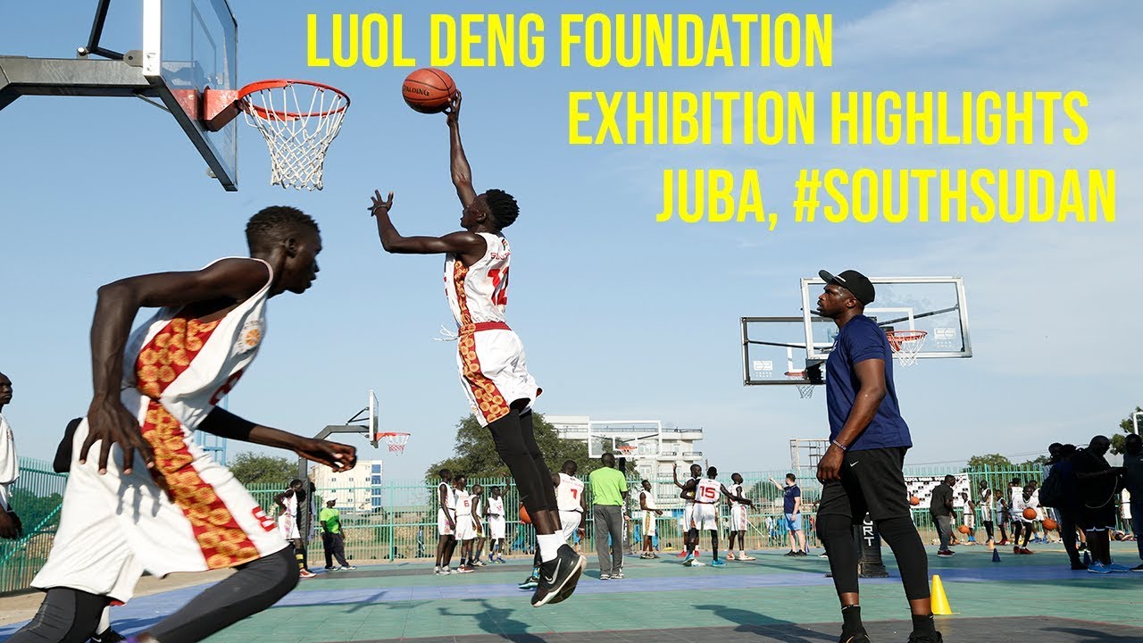 Luol Deng Foundation Basketball Camp in South Sudan, short video highlights of exhibition games