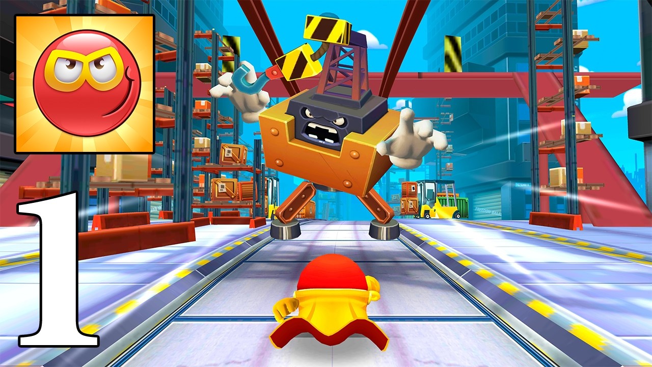 Red Ball Super Run | Прохождение игры, часть 1 | (Android, iOS)