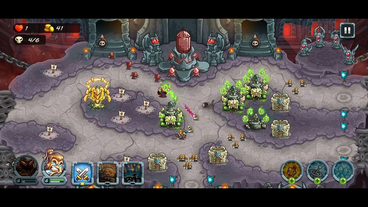 Kingdom rush alliance 10.temple courtyard heroic challenge