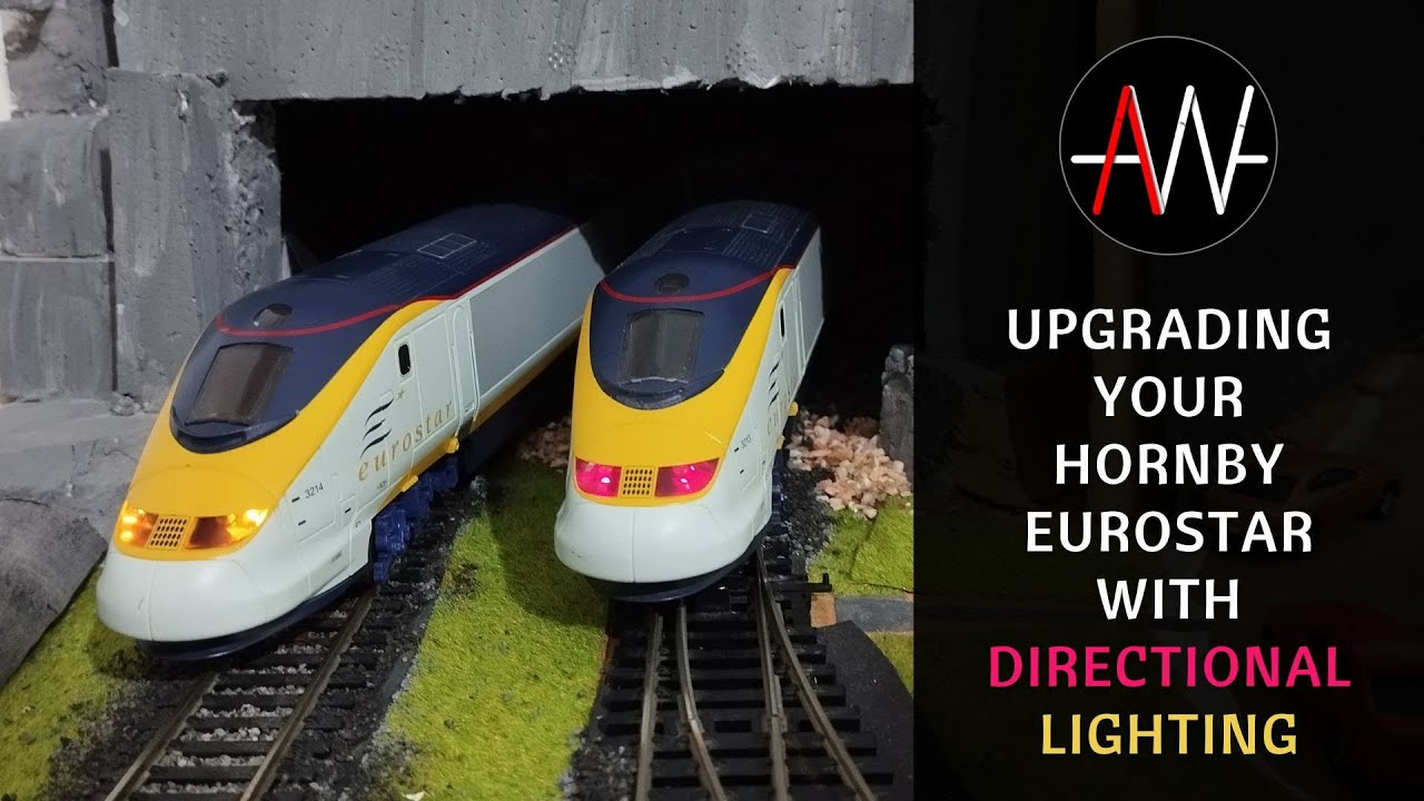 Усовершенствуйте свой Hornby Eurostar — направленное освещение для макета электромобиля.